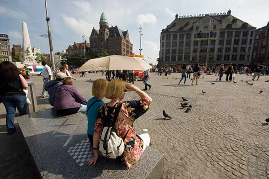 Dam Square in Amsterdam